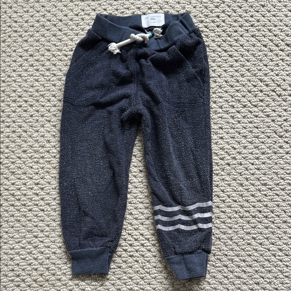 Sol Angeles Blue Sweatpants with Elastic Waistband